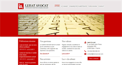 Desktop Screenshot of lerat-avocat.com